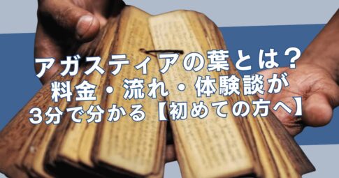 アガスティアの葉とは？料金・流れ・体験談が3分で分かる【初めての方へ】